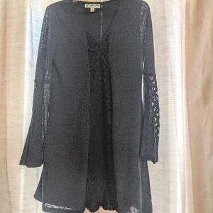 Dina be brand long sleeve mini sweater dress